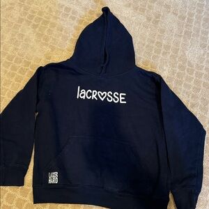 Navy Lacrosse Hoodie - kids